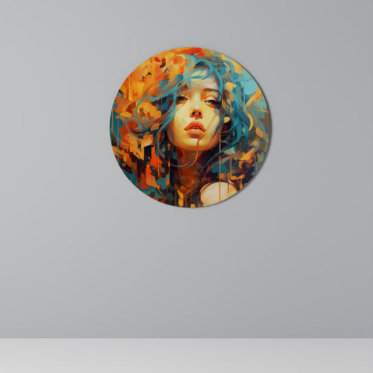 RAINBOW MUSE Round Wall Art