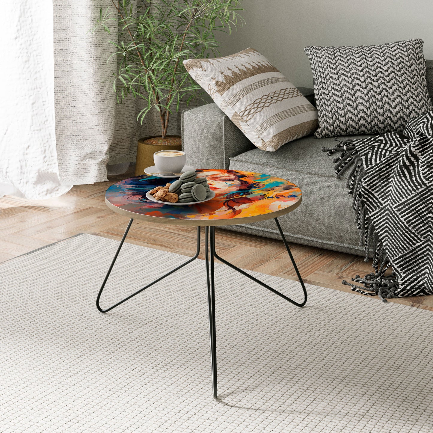 Tavolino da caffè piccolo CHROMA CHARM