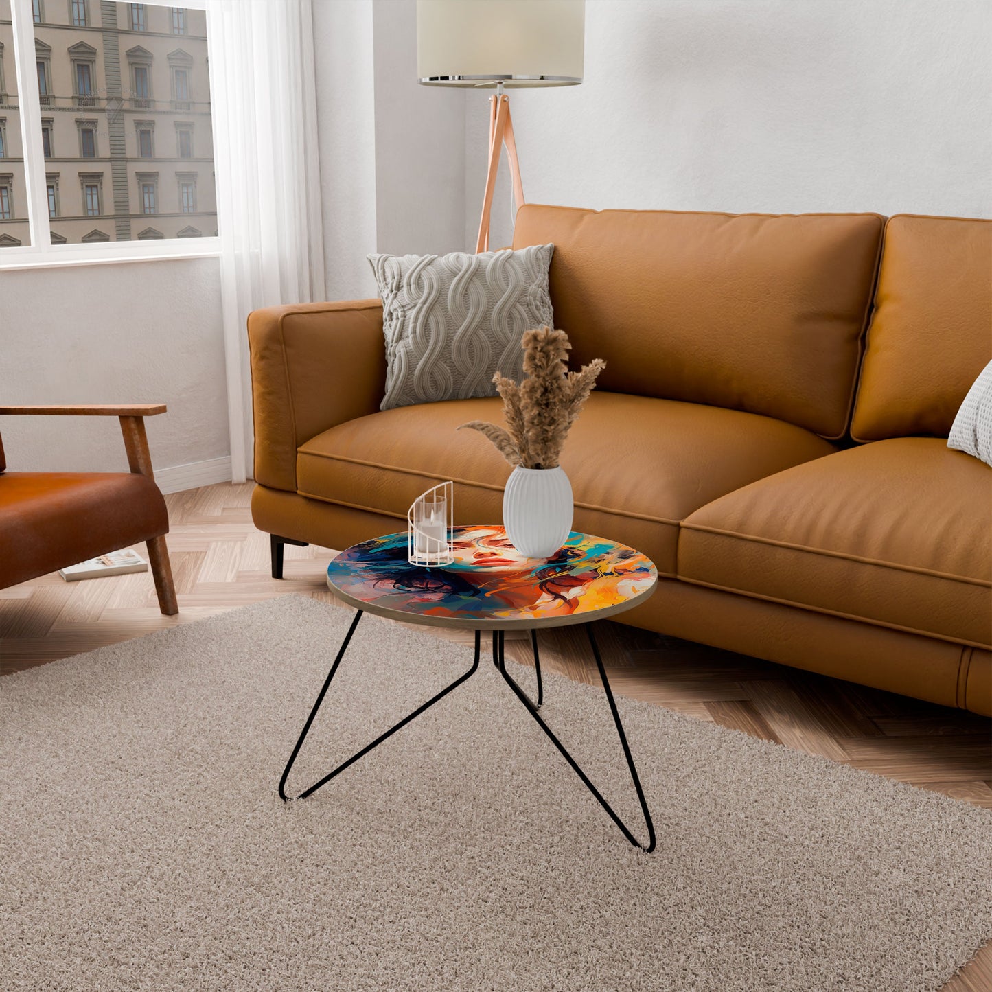 Tavolino da caffè piccolo CHROMA CHARM