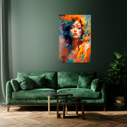 CHROMA CHARM Stampa su tela verticale