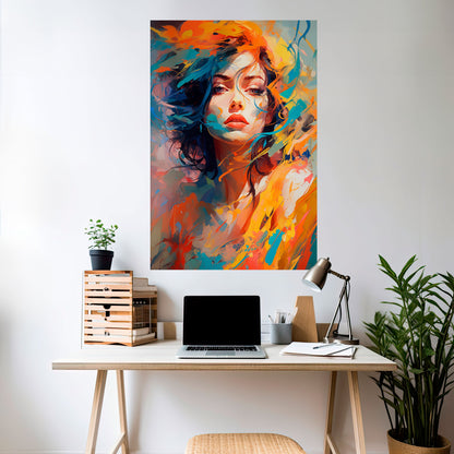 Poster verticale staccabile e attaccabile CHROMA CHARM