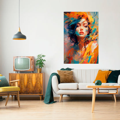 Poster verticale staccabile e attaccabile CHROMA CHARM