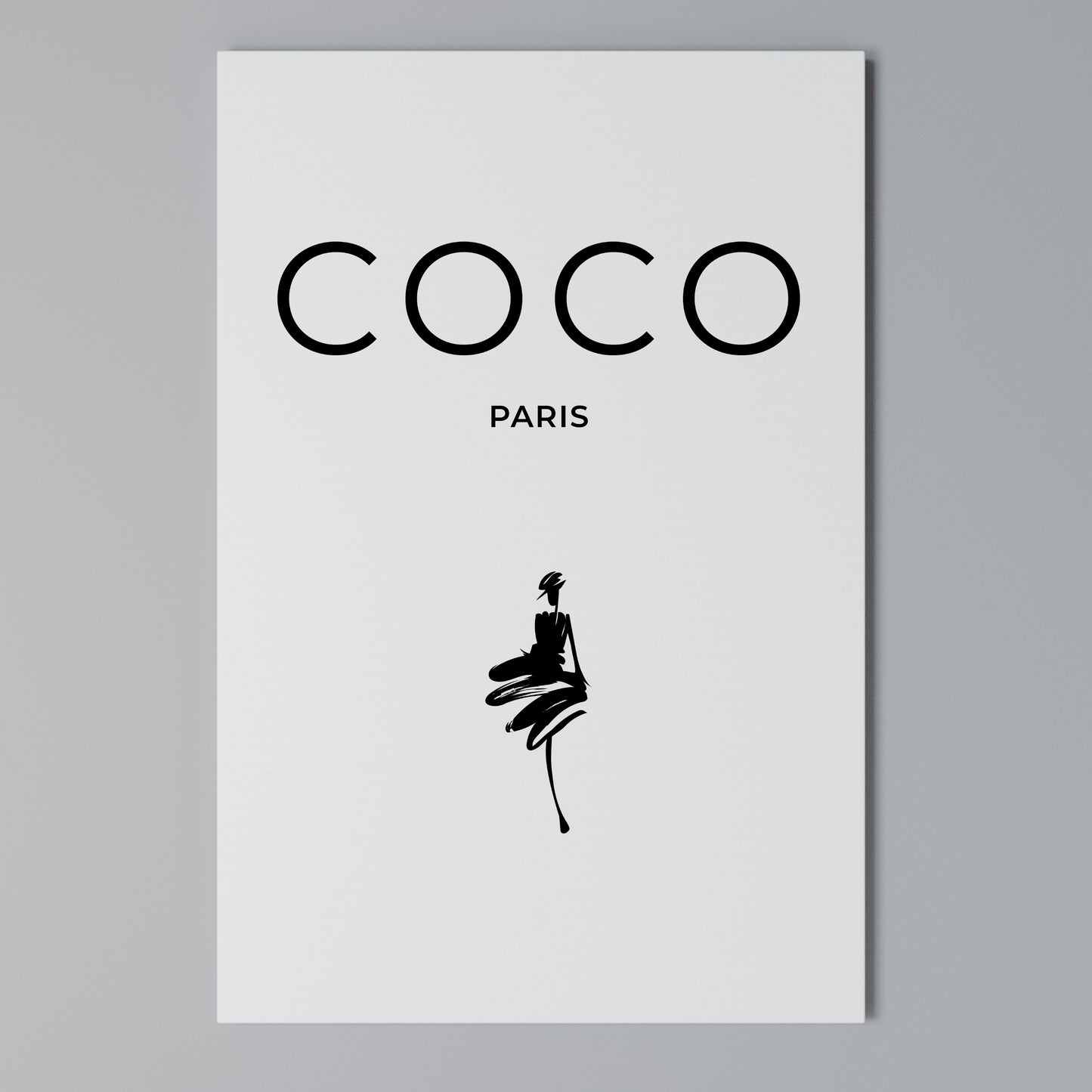 COCO CHANEL - TIMELESS ELEGANCE Stampa su Tela Verticale