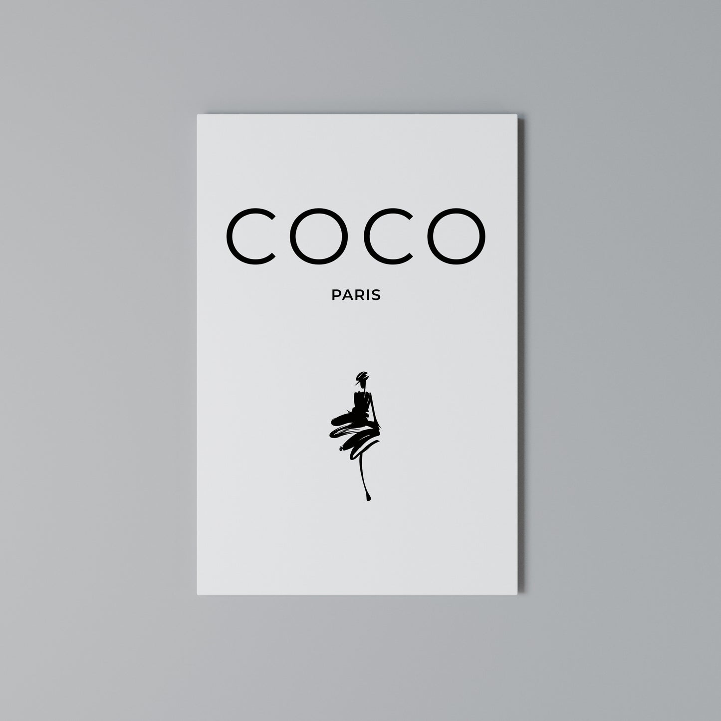 COCO CHANEL - TIMELESS ELEGANCE Stampa su Tela Verticale