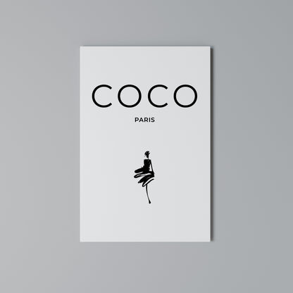 COCO CHANEL - TIMELESS ELEGANCE Stampa su Tela Verticale