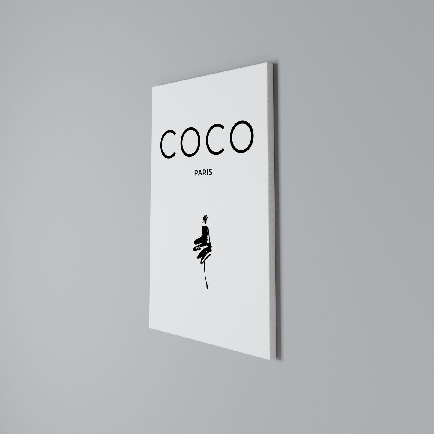 COCO CHANEL - TIMELESS ELEGANCE Stampa su Tela Verticale