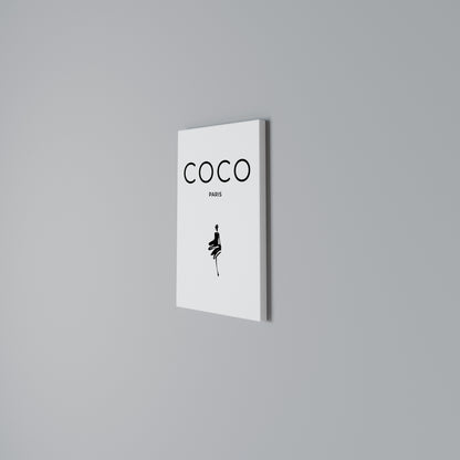 COCO CHANEL - TIMELESS ELEGANCE Stampa su Tela Verticale