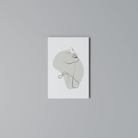 SUBTLE SIMPLICITY Stampa su Tela Verticale