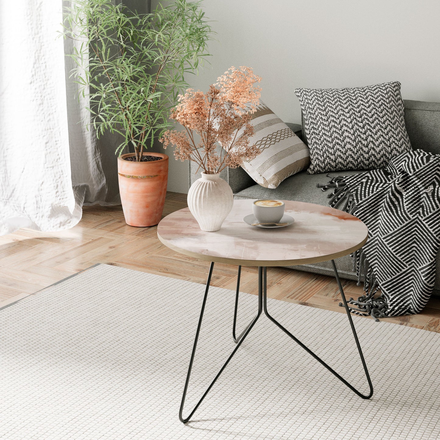 BLUSH SERENITY Large Coffee Table