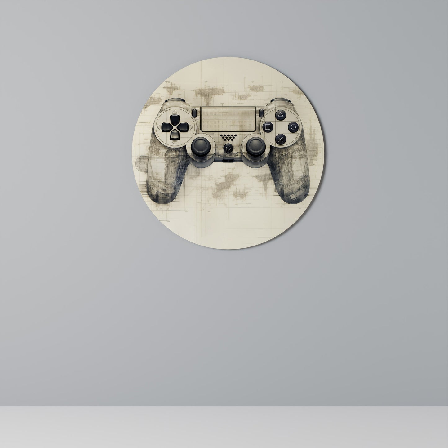 QUANTUM QUEST PAD - Decorazione murale rotonda