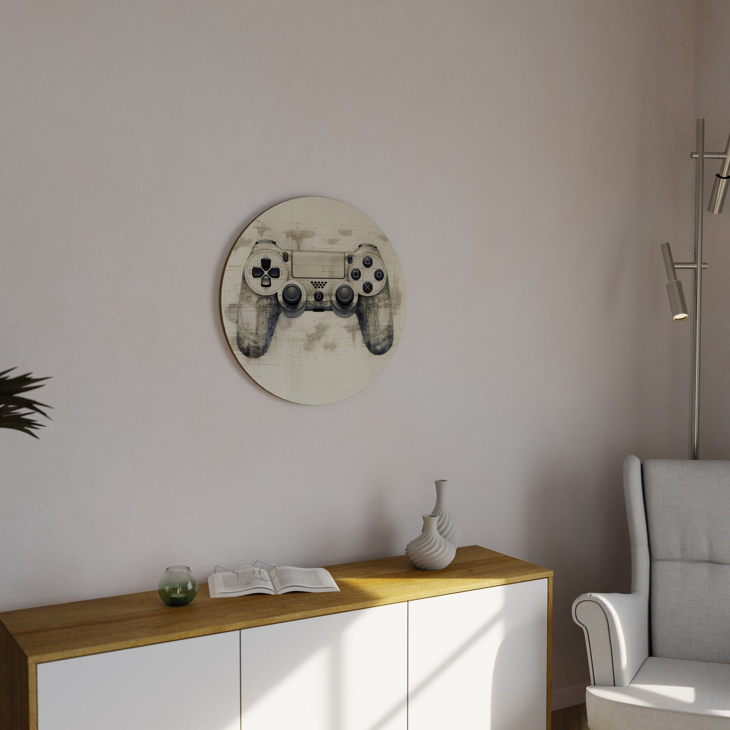 QUANTUM QUEST PAD - Decorazione murale rotonda