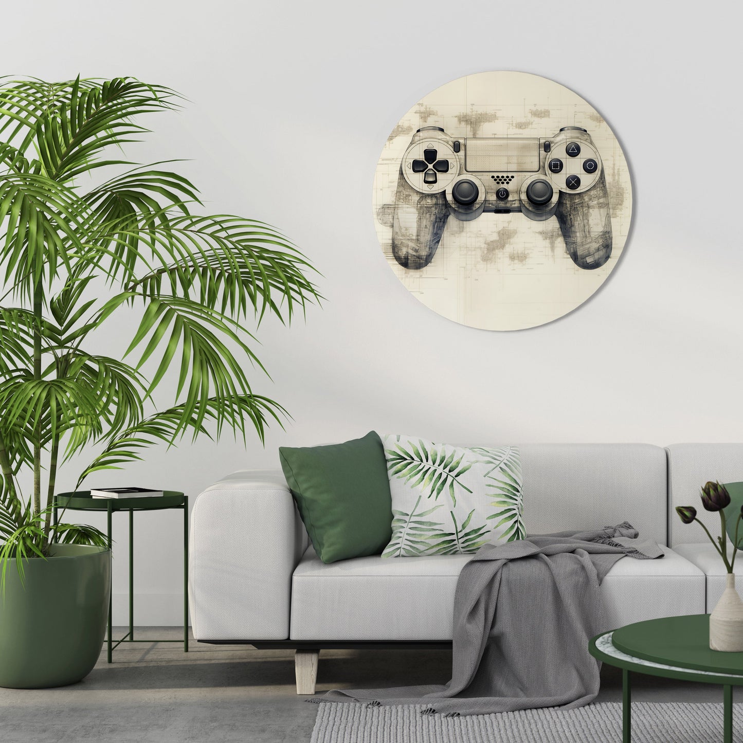 QUANTUM QUEST PAD - Decorazione murale rotonda