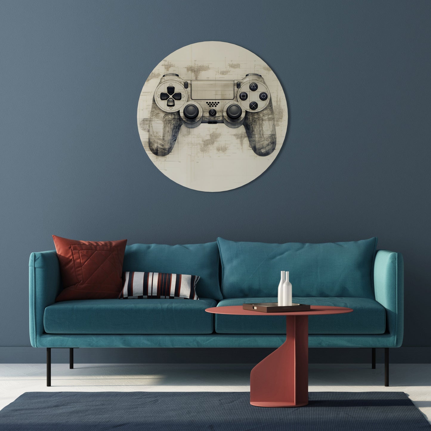 QUANTUM QUEST PAD - Decorazione murale rotonda