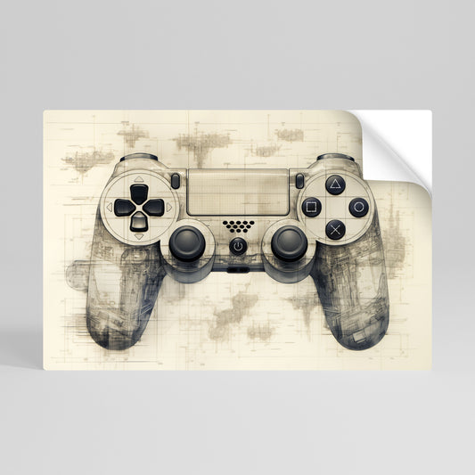 Poster orizzontale staccabile e attaccabile QUANTUM QUEST PAD