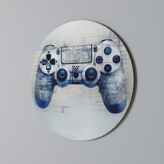 CYBER SCAPE PAD - Decorazione murale rotonda