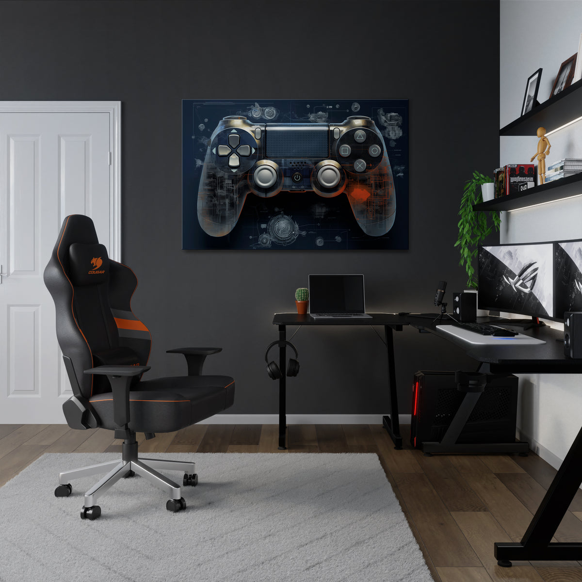 VIRTUAL VELOCITY PAD Stampa su tela orizzontale