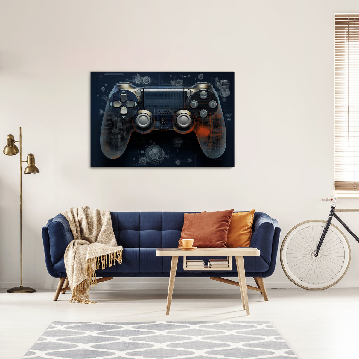 VIRTUAL VELOCITY PAD Stampa su tela orizzontale