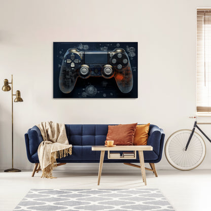 VIRTUAL VELOCITY PAD Stampa su tela orizzontale