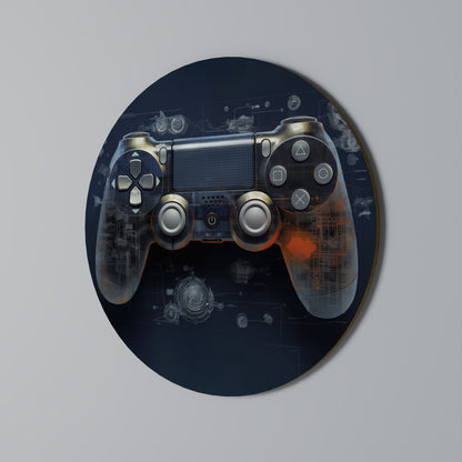 VIRTUAL VELOCITY PAD - Arte murale rotonda