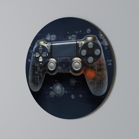 VIRTUAL VELOCITY PAD - Arte murale rotonda