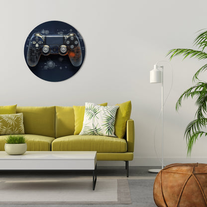 VIRTUAL VELOCITY PAD - Arte murale rotonda