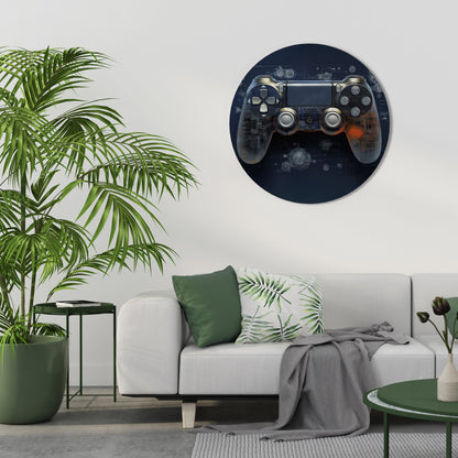 VIRTUAL VELOCITY PAD - Arte murale rotonda
