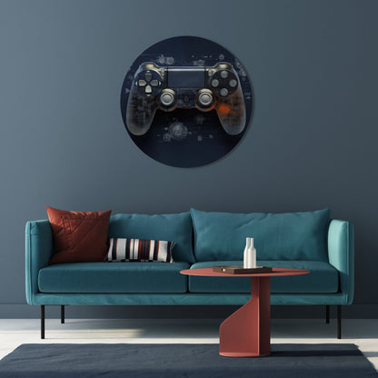 VIRTUAL VELOCITY PAD - Arte murale rotonda