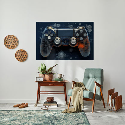 VIRTUAL VELOCITY PAD Poster orizzontale staccabile e attaccabile