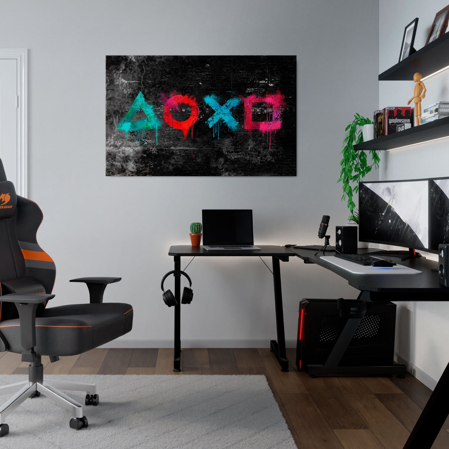 GAMER OUTLAWS Stampa su tela orizzontale