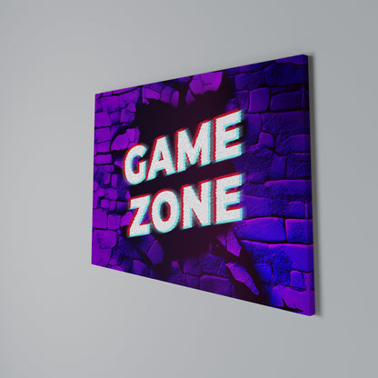 LUMINOUS GAME ZONE Stampa su tela orizzontale