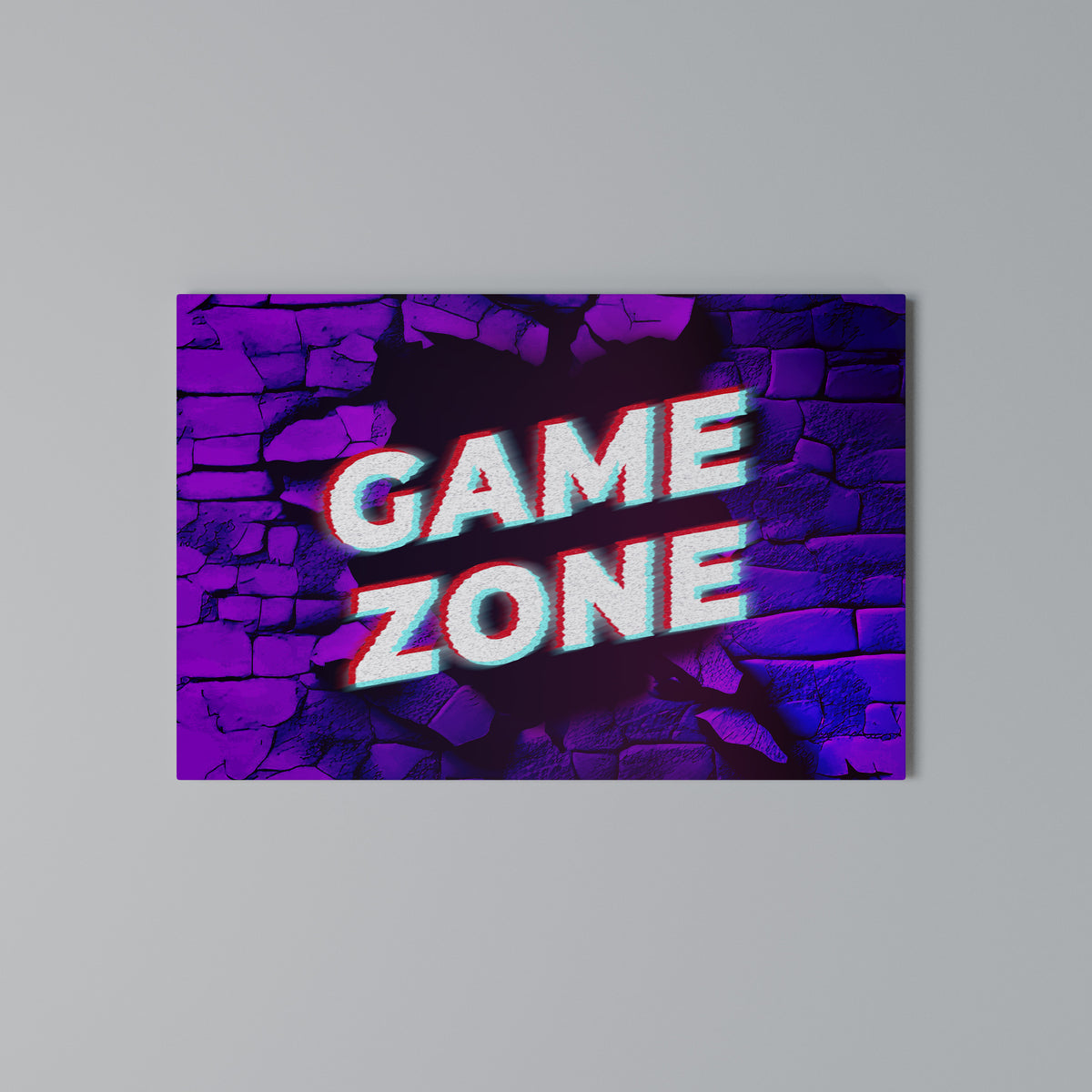 LUMINOUS GAME ZONE Stampa su tela orizzontale
