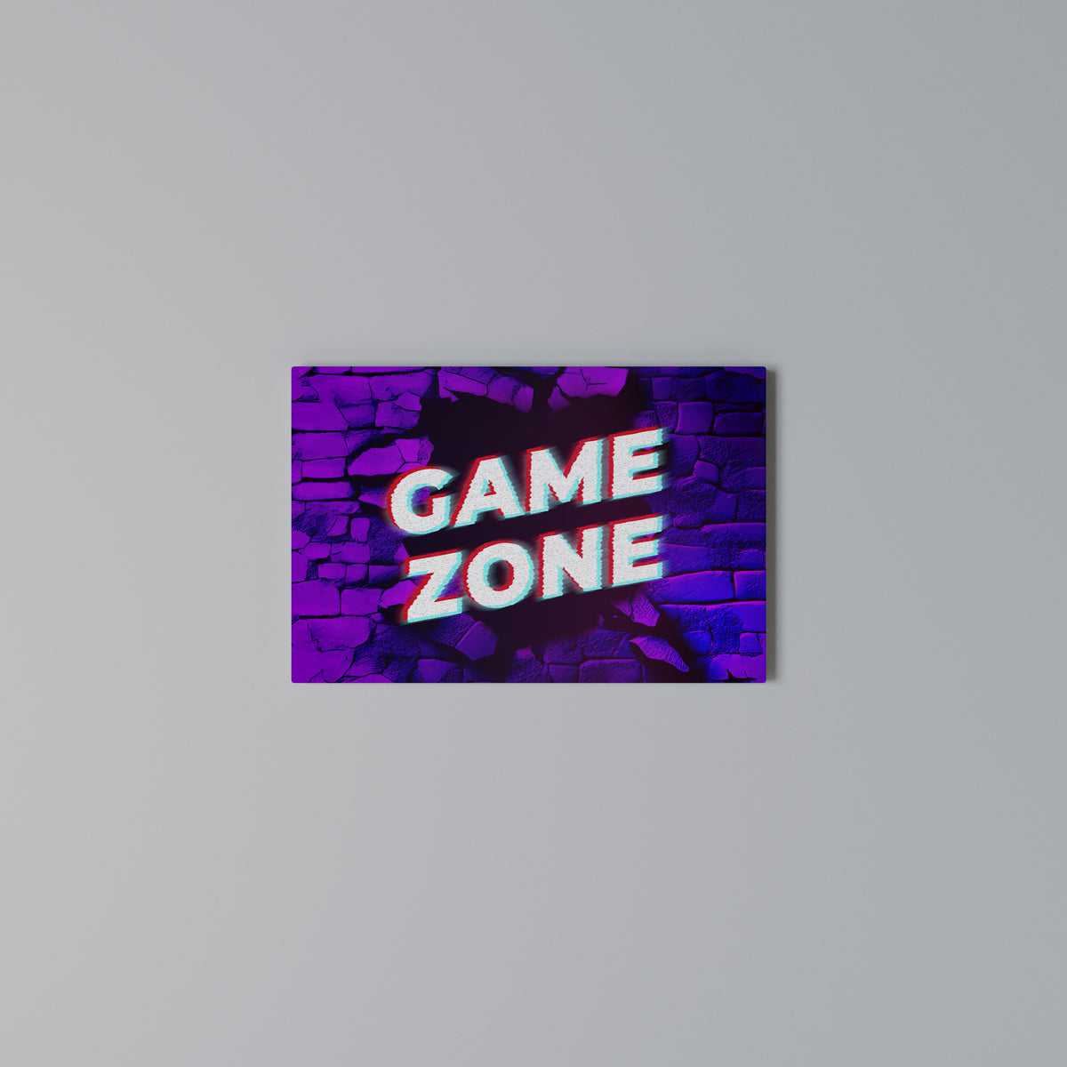 LUMINOUS GAME ZONE Stampa su tela orizzontale