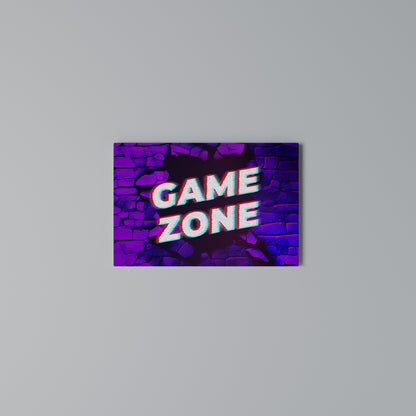 LUMINOUS GAME ZONE Stampa su tela orizzontale