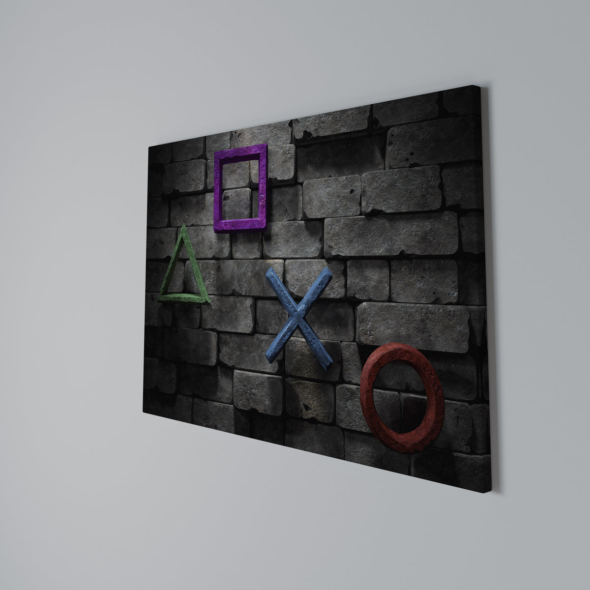 UNDERGOUND CONSOLE ICONS Stampa su tela orizzontale