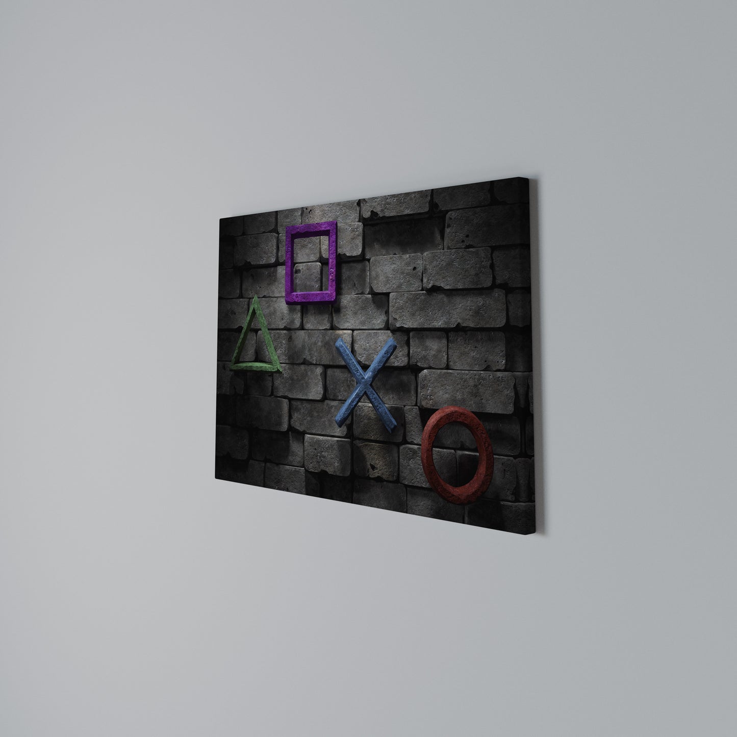 UNDERGOUND CONSOLE ICONS Stampa su tela orizzontale