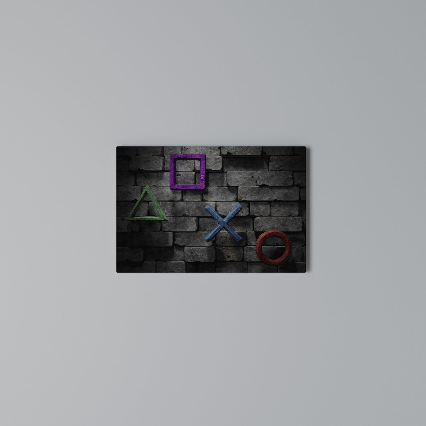 UNDERGOUND CONSOLE ICONS Stampa su tela orizzontale