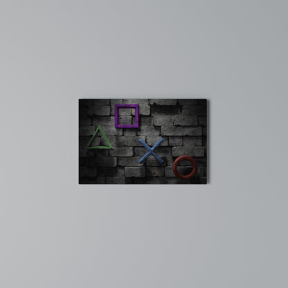 UNDERGOUND CONSOLE ICONS Stampa su tela orizzontale