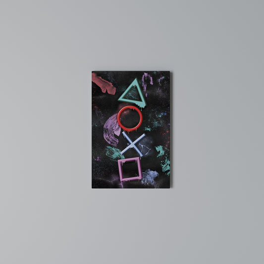 UPRISING NEON ICONS Stampa su Tela Verticale