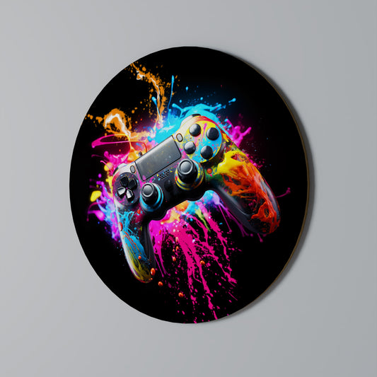 GAMING LUSH Arte murale rotonda