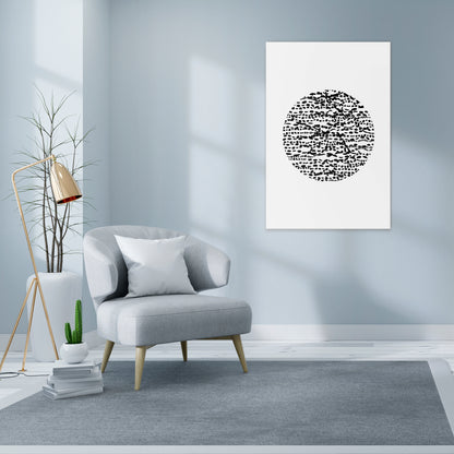 LUNAR LOOM Stampa su tela verticale