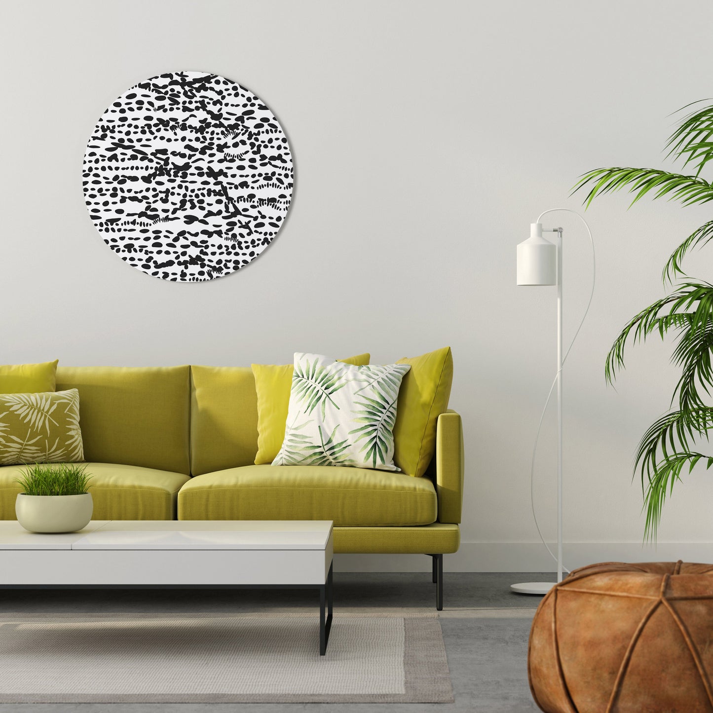 LUNAR LOOM Round Wall Art