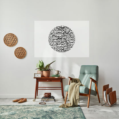 Poster orizzontale staccabile e attaccabile LUNAR LOOM