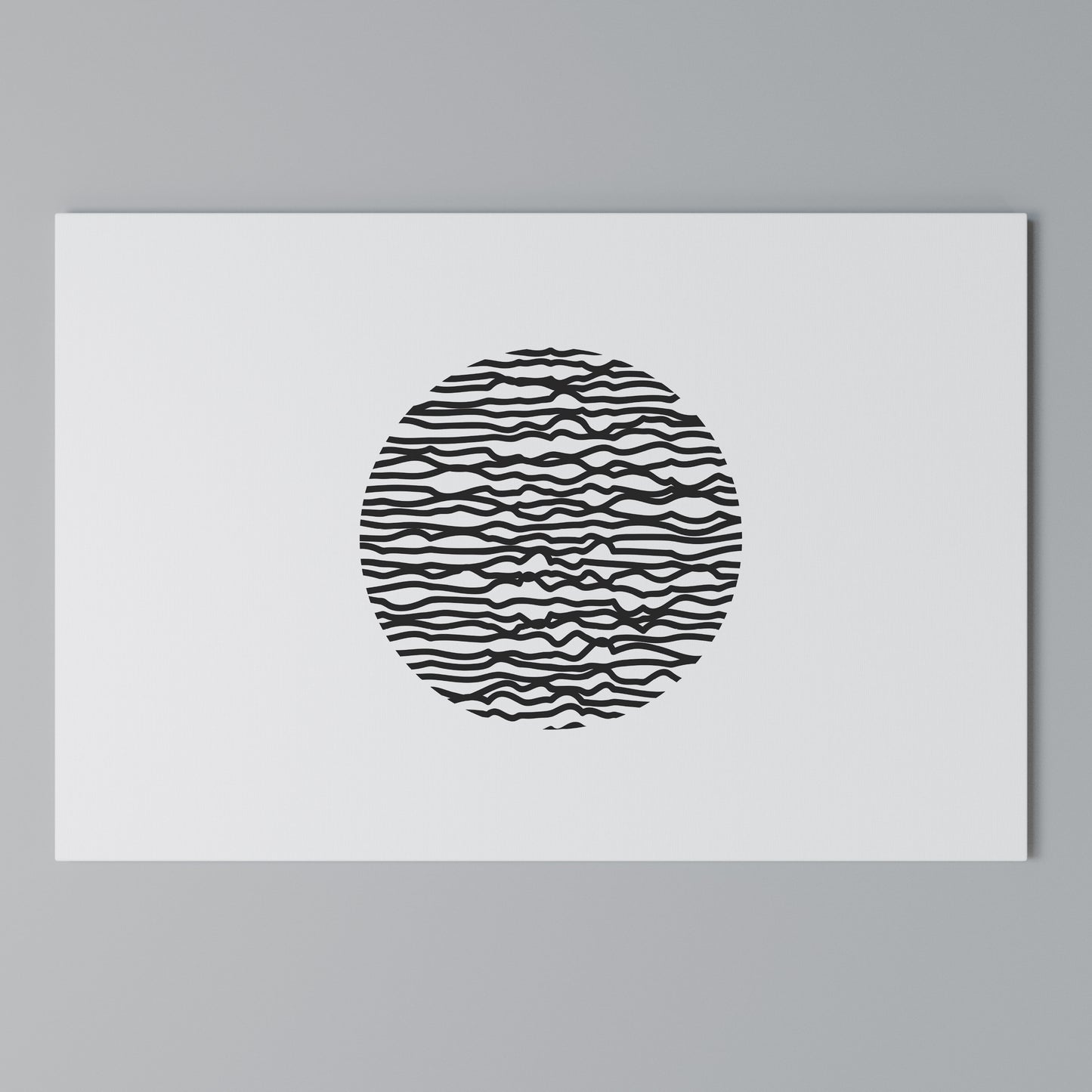 LUNA LINES Stampa su tela orizzontale