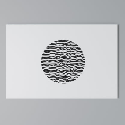 LUNA LINES Stampa su tela orizzontale
