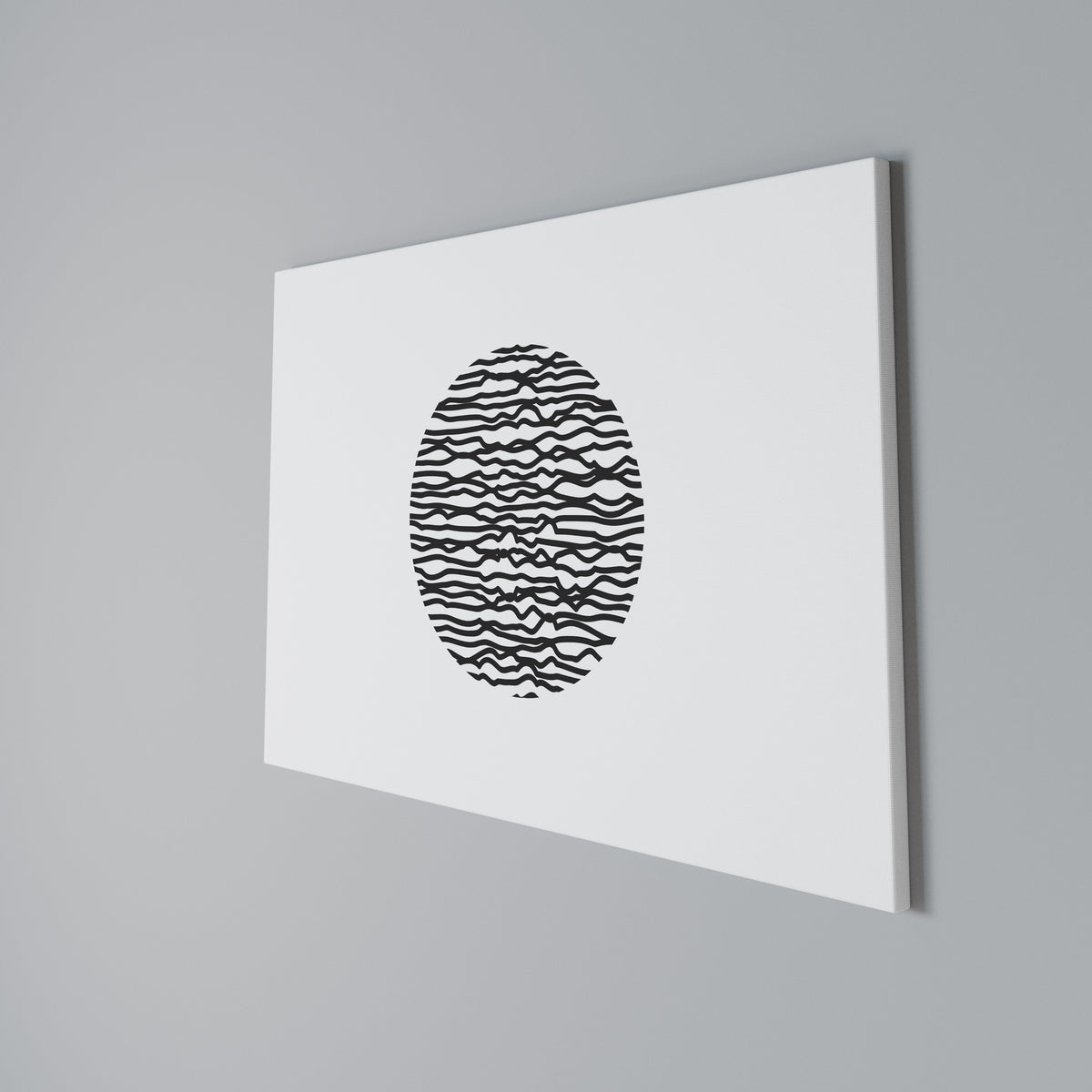LUNA LINES Stampa su tela orizzontale