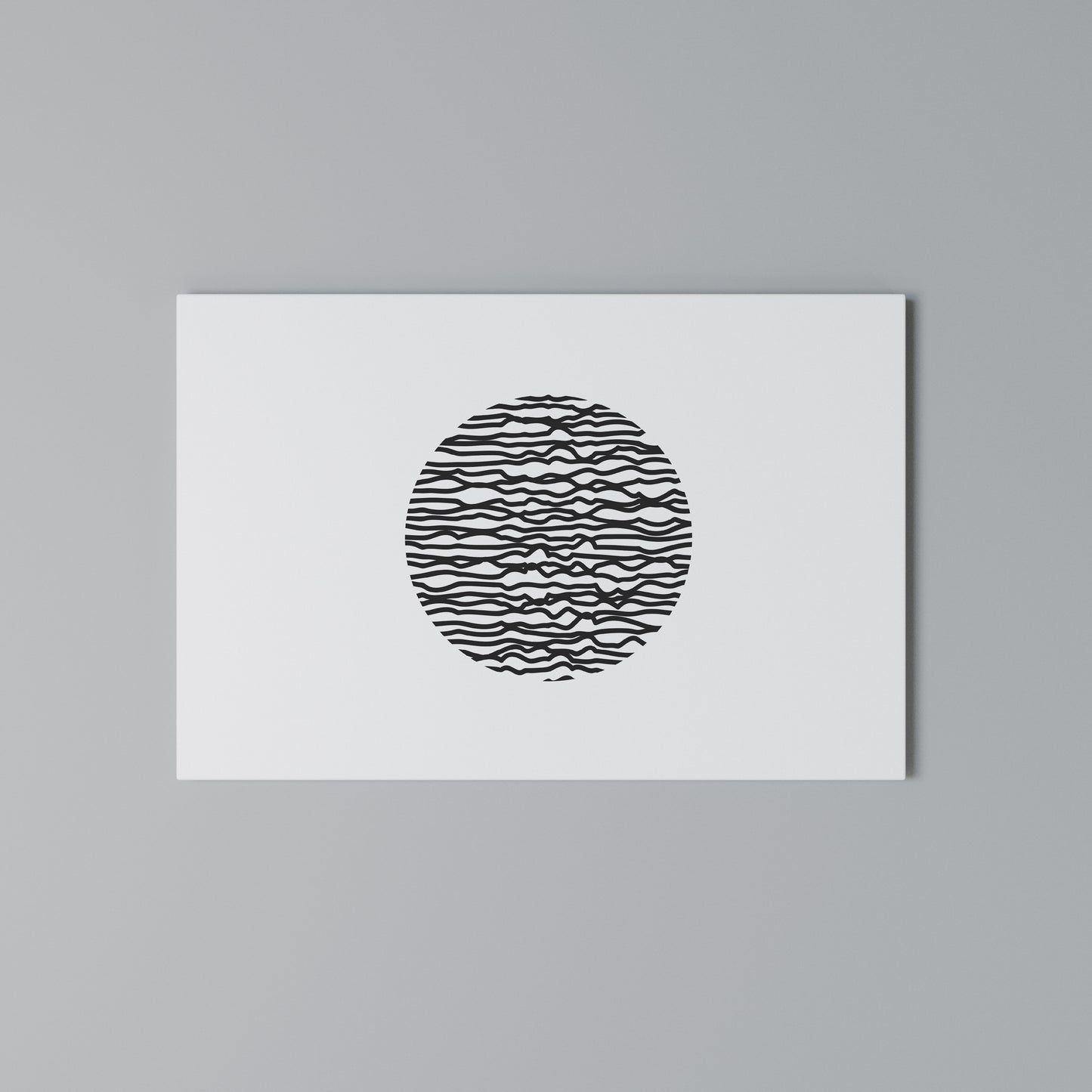 LUNA LINES Stampa su tela orizzontale