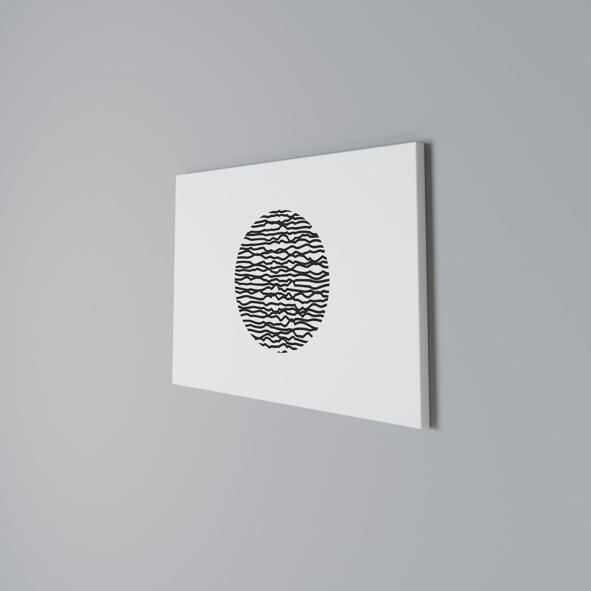 LUNA LINES Stampa su tela orizzontale