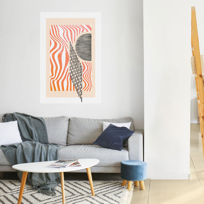 SUBLIME SYNTHESIS Poster verticale staccabile e attaccabile