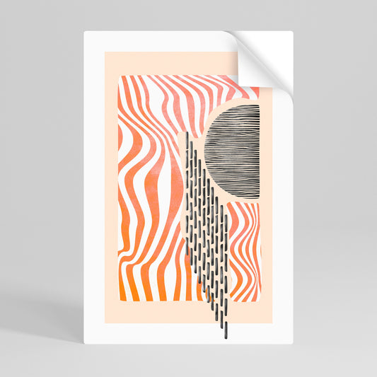 SUBLIME SYNTHESIS Poster verticale staccabile e attaccabile