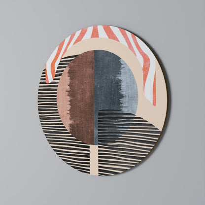 WHISPERS OF FORM Round Wall Art